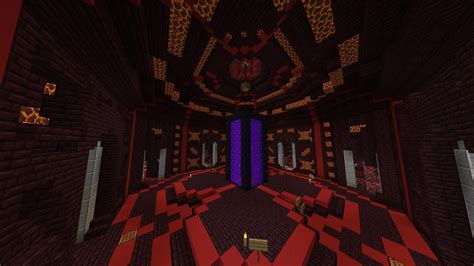 Just Finished The Nether Hub Minecraft