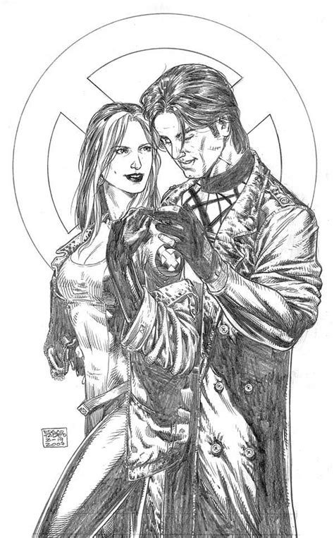 Rogue And Gambit By Edtadeo On Deviantart