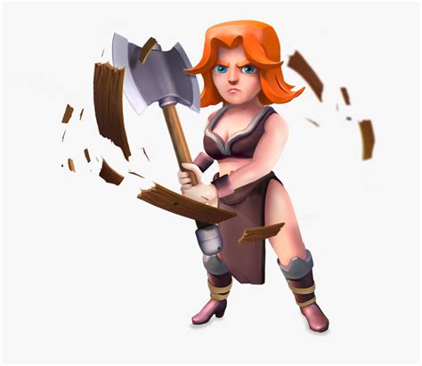 Valkyrie Clash Of Clans Valquiria Do Clash Royale Hd Png Download