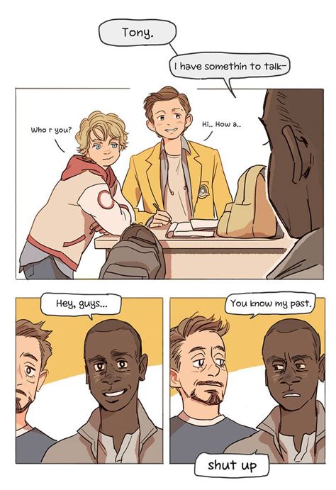 Peep Peep By Hallpenwhere Rhodey Meets Harley And Peterthis Is The