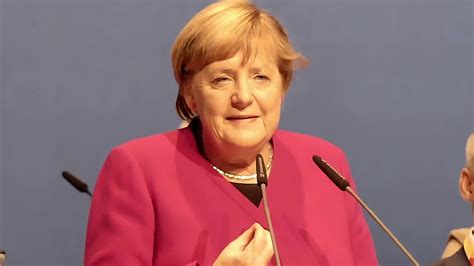 Bundeskanzlerin Angela Merkel Auf Dem Landesparteitag Der Cdu Saar