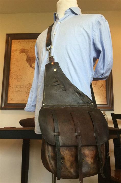 Guaranteed Authentic Us Cavalry Saddle Bag One Side Of Us Cavalry