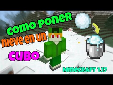 Como Poner Nieve En Un Cubo En Minecraft Youtube