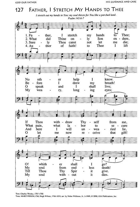 Father I Stretch My Hands To Thee By Charles Wesley Psalms Psalm Father