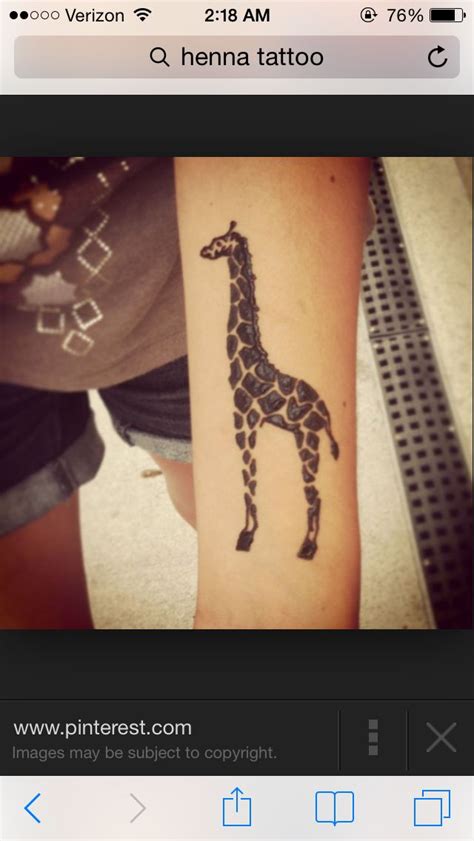 Giraffe Cool Henna Simple Henna Tattoo Small Henna Tattoos Tattoo