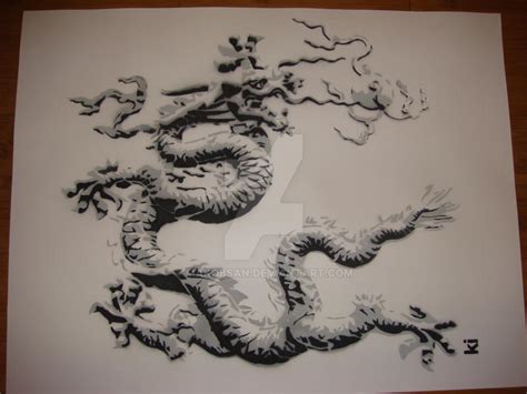 Chinese Dragon Stencil By Makobsan On Deviantart