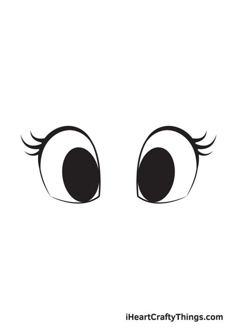Cute Eyes Drawing How To Draw Cute Eyes Step By Step