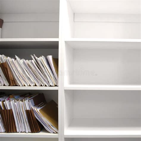 File Folders On Shelf Stock Photo Image Of Business 40469416