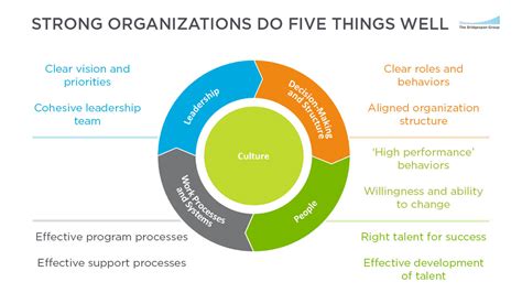 Key Elements Of Effective Organizations Bridgespans Organization