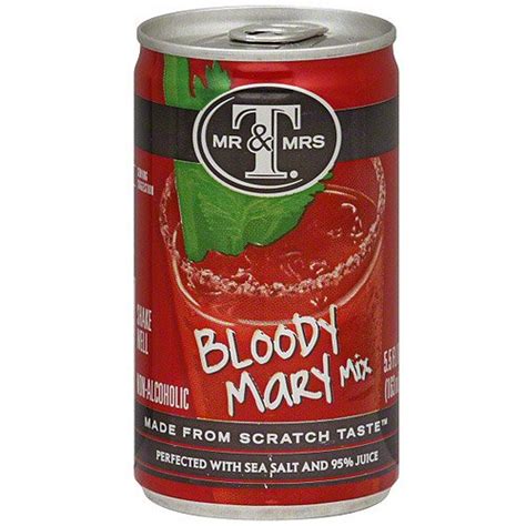 24 Cans Mr And Mrs T Cocktail Mix Bloody Mary 55 Fl Oz