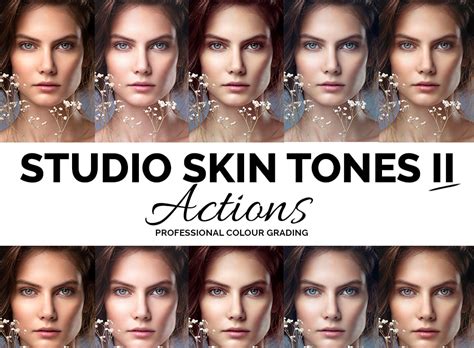 Studio Skin Tones Beauty Photoshop Actions By Rossella Vanon