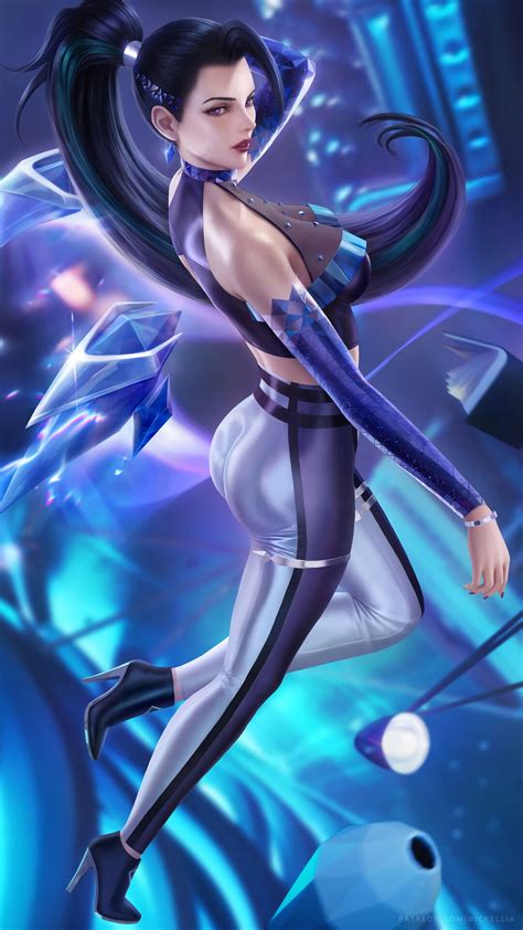 kda kaisa all out lol league of legends video game hd phone wallpaper rare gallery
