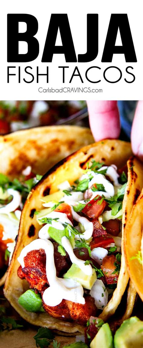Check spelling or type a new query. BEST Crispy Baja Fish Tacos with Pico de Gallo & White ...