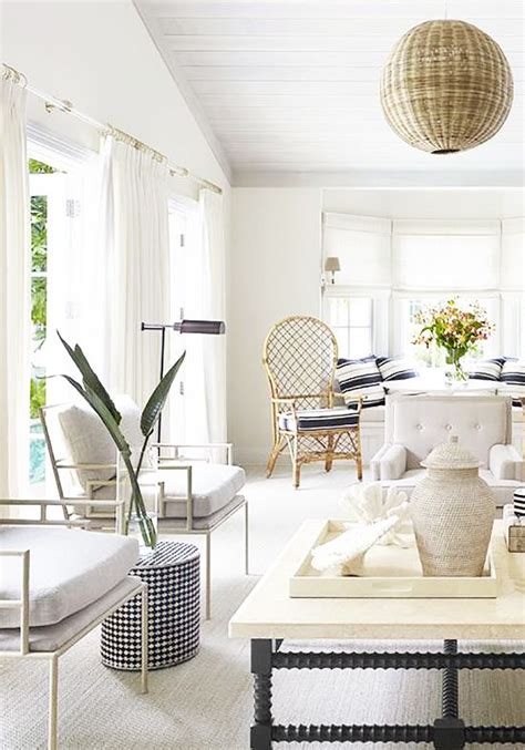 A Modern Take On Palm Beach Style With White Living Room Decor On Thou