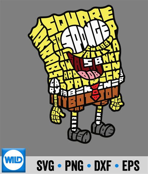 Spongebob Svg Spongebob Squarepants Love Vintage Svg Cut File Wildsvg