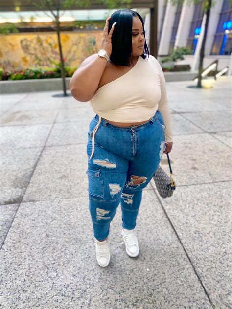 ᗪᗩᑫᑌeeᑎᔕᕼᗩᑎeᒪᒪ Plus Size Baddie Outfits Thick Girls Outfits Cute