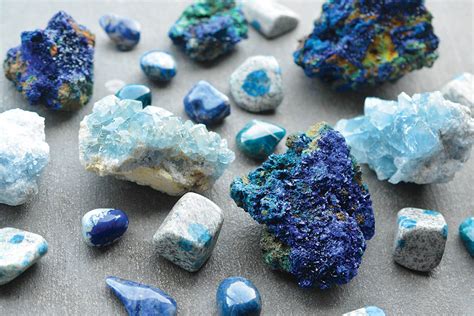 Light Blue Crystals Names Food Affair