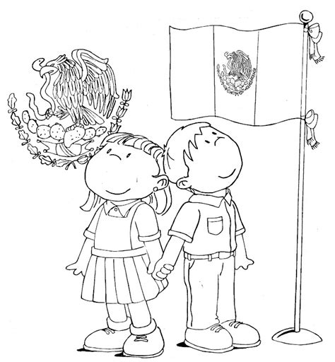 Mexihcaletepetlacuicalt), also known by its incipit mexicans, at the cry of war. Bandera de Mexico para colorear e imprimir