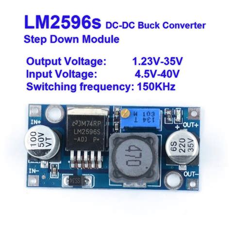 LM2596S DC DC Step Down Power Module BUCK 3A Adjustable Step Down