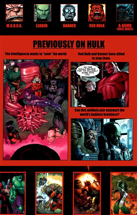 Read Online Fall Of The Hulks Red Hulk Comic Issue 4