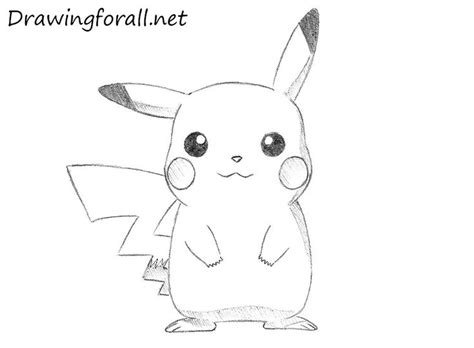 How to Draw Pikachu from Pokemon (con imágenes) Dibujos, Poquemones