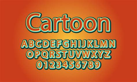 Cartoon Font Alphabet 2980446 Vector Art At Vecteezy