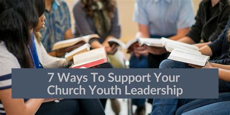 7 Ways You Can Support Your Youth Leadership Smart Church Management
