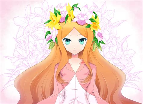 Cute Orange Haired Anime Girls 1280x936 Wallpaper