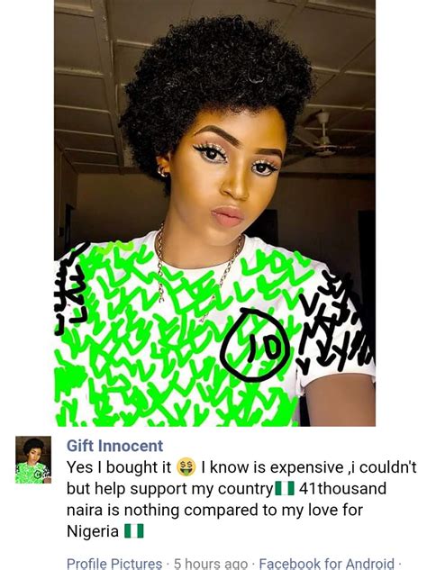 Haven't being able to find a. Nigerian Lady Rocks Her New Super Eagles Jersey - See ...