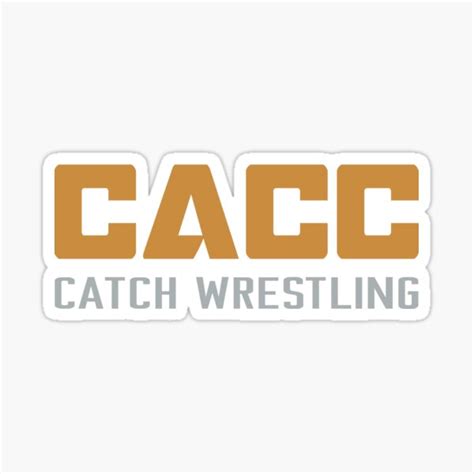 Cacc Catch Wrestling Grappling Sticker For Sale By Mdam Redbubble
