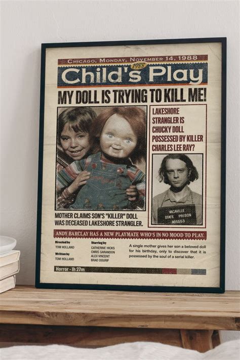 Childs Play Chucky Poster Chucky Good Guys Doll Charles Lee Ray