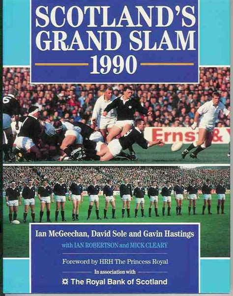 Scotland Grand Slam 1990 Rugby Book Mcgeechan Sole And Hastings Ebay
