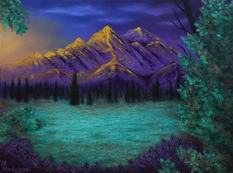Purple Mountians Greggs Deep Colors Paintings And Prints