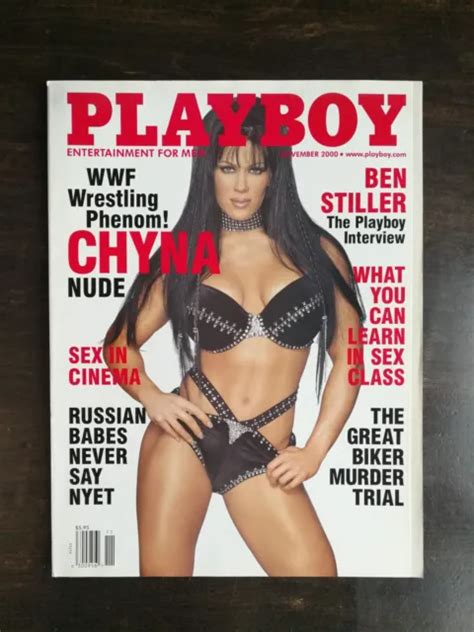 Playboy Magazine November Playmate Buffy Tyler Wwf Wwe Chyna