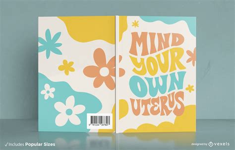 Mind Your Own Uterus Book Cover Design Vector Download