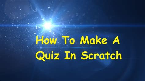 If there is any better solution to make a simple calculator on beginner level please mention it in answer. How to make a quiz in scratch - YouTube
