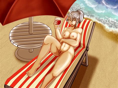 Ych Commission Beach Lounger November Nude Ver By Thearashi