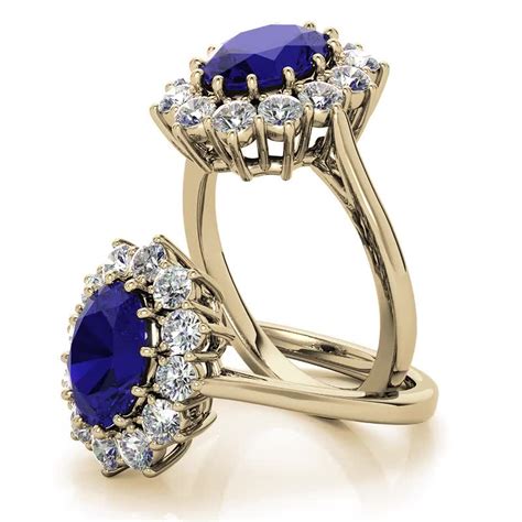 Now, after overwhelming demand for their princess diana sapphire model ring, they've extended their sale for a brief period. Oval Sapphire and Moissanite Princess Diana Replica Ring ...