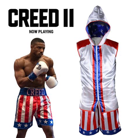 High quality movies inspired drawstring bags by independent artists and designers from around the world. Creed 2 Costume Adonis Johnson Boxing Suit Adult Men's ...