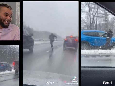 Man Sprints Across Snowy Highway To Help Stop Runaway Car On I 93