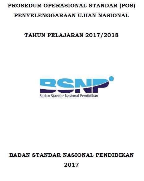 Berikut cara mengerjakan aplikasi pendataan ujian nasional tahun ajaran 2018/2019 informasi guru & operator sekolah paud Download Prosedur Operasional Standar (POS) Ujian Nasional ...