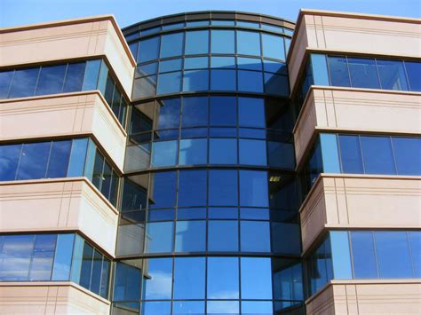 Commercial Glass Window Film Tinting Buildings Stores