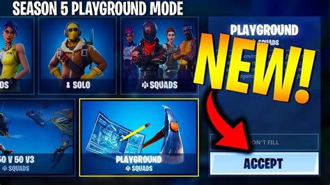 They are part of the imagined order. NOW PLAY the *NEW* PLAYGROUND MODE in SEASON 5! (Fortnite ...