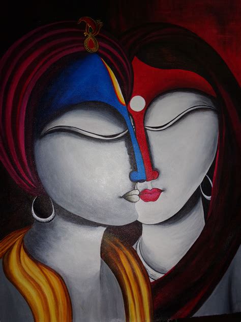 20 Modern Art Paintings Of Radha Krishna Modern Art Paintings