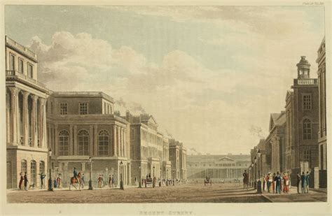 1822 Regent Street Looking Toward The Colonnade Ekduncan My