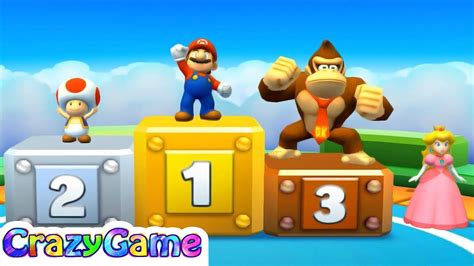 Mario Party Star Rush All Free For All Minigames Gameplay Youtube