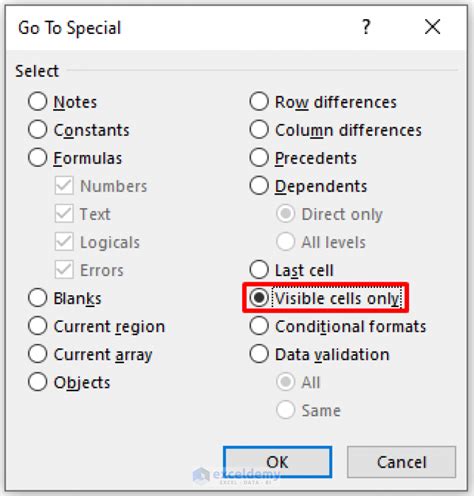 How To Copy Only Visible Cells In Excel 4 Quick Ways
