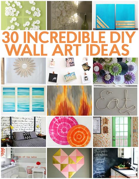 30 Incredible Diy Wall Art Ideas A Little Craft In Your