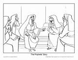 Prophets Isaiah Foretold Sundayschoolzone sketch template