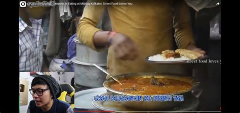 Reaksi Kocak Youtuber Sunda Saat Nonton Video Makanan India